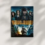 wall mounted pirates of the caribbean movie metal poster
