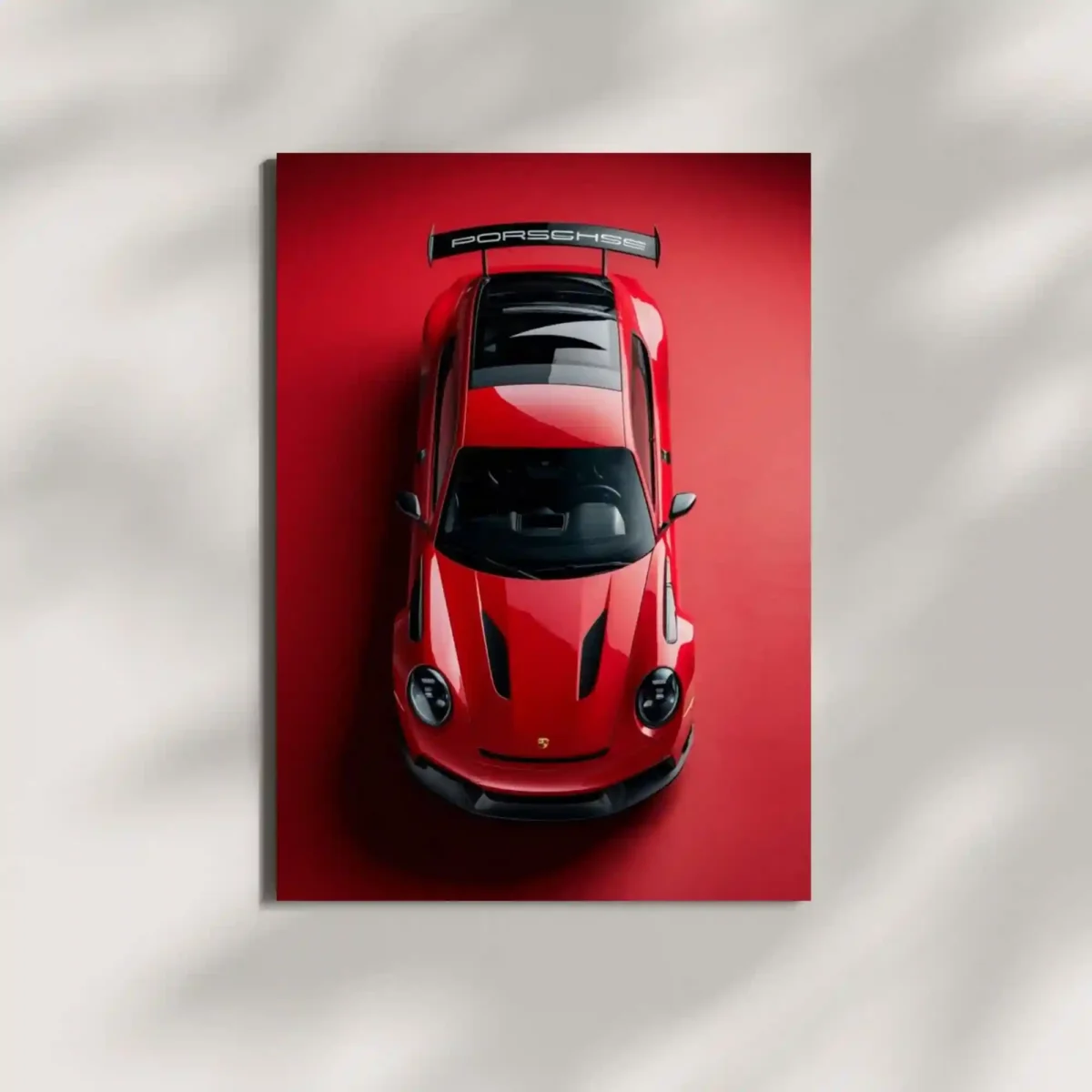 wall mounted porsche 911 gt3 rs metal poster