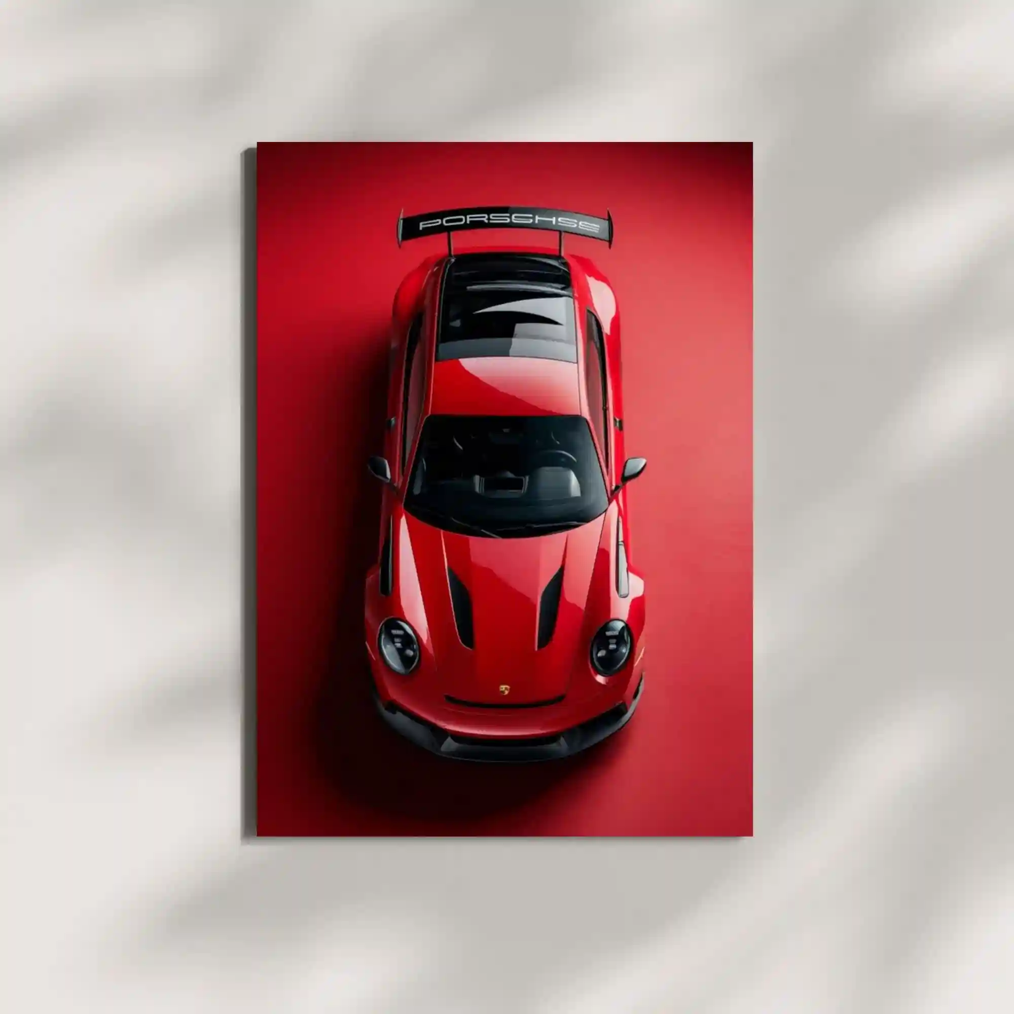 wall mounted porsche 911 gt3 rs metal poster