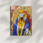wall mounted sai baba metal poster