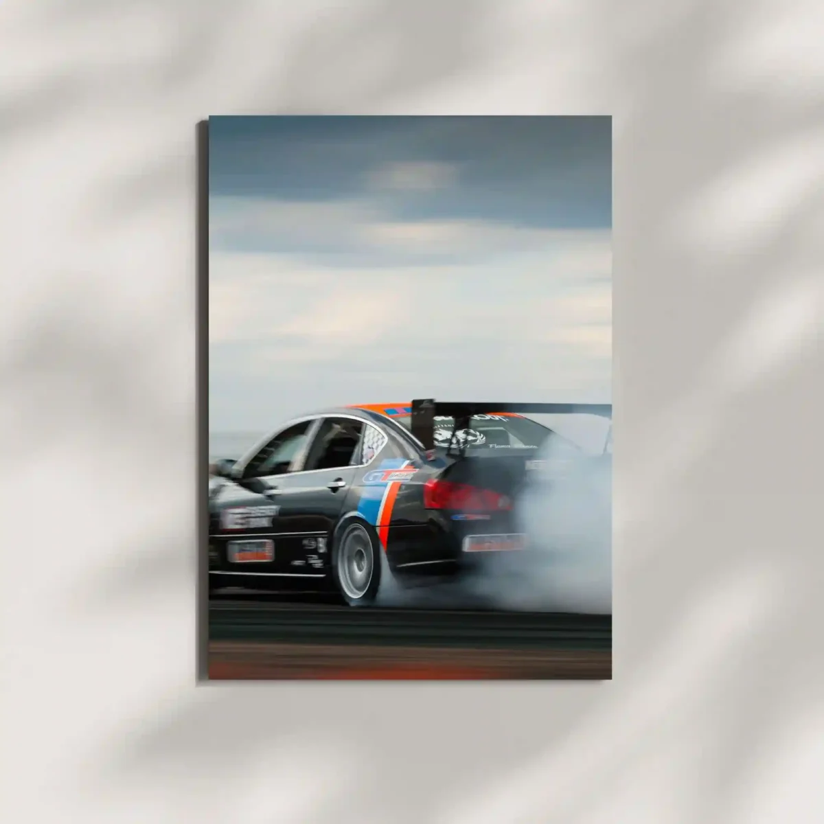 wall mounted sport car drift metal poster wall mounted sport car drift metal poster