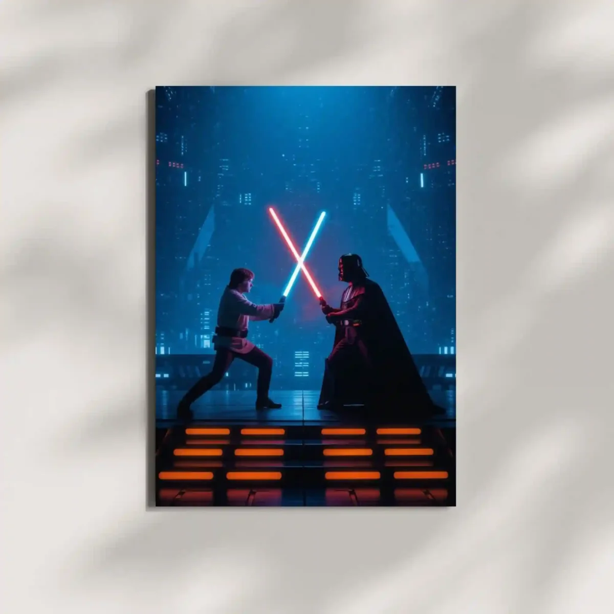 wall mounted star wars metal poster
