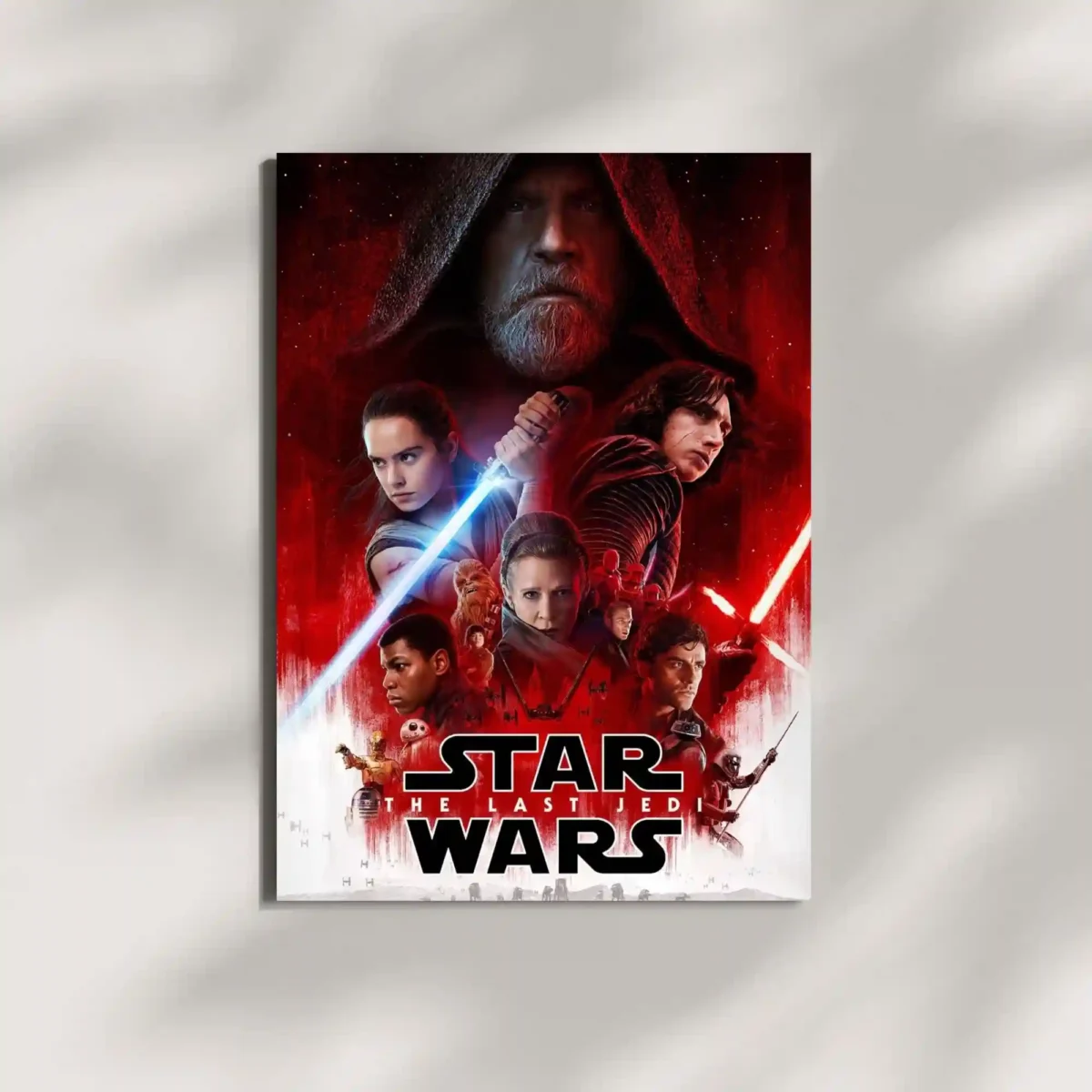 wall mounted star wars movie metal poster