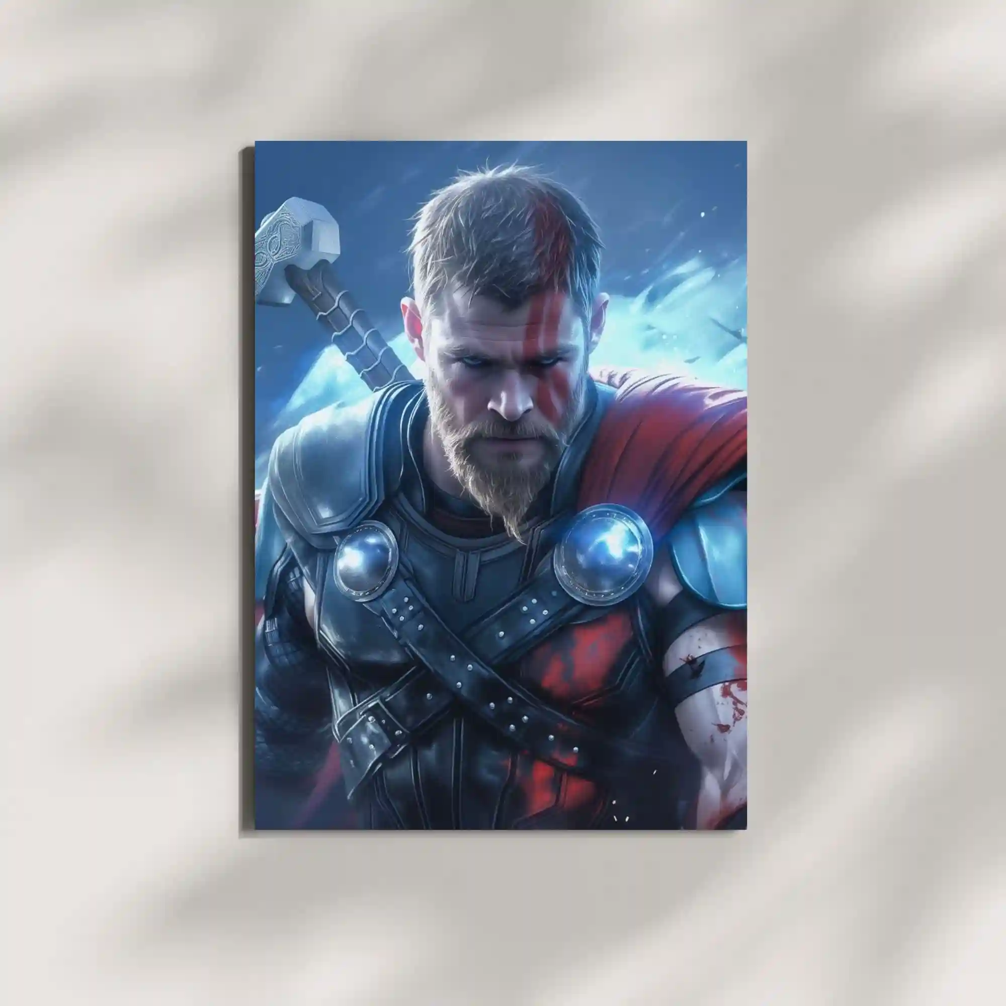 wall mounted thor stormbreaker mythical metal poster