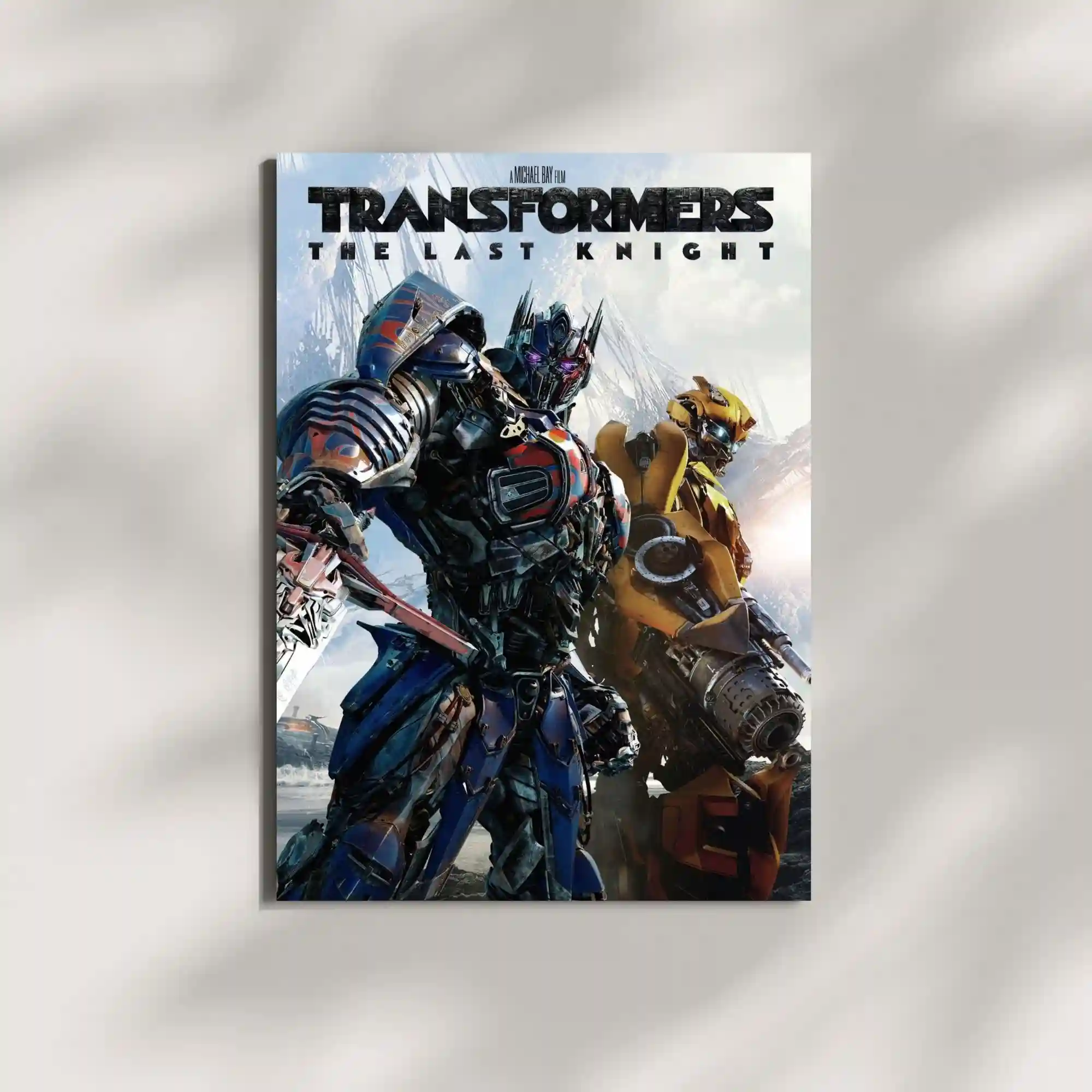 wall mounted transformers movie metal poster