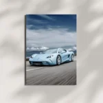 wall mounted vencer sarthe supercar metal poster
