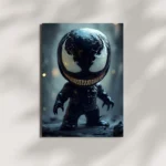 wall mounted venom chibi metal poster