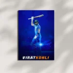wall mounted virat kohli cricket legend metal poster
