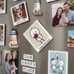 happy rose day couple fridge magnet on fridge