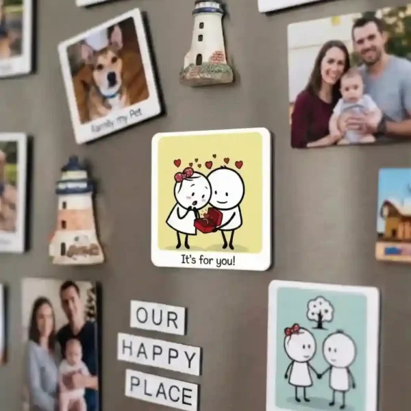 its for you couple fridge magnet on fridge