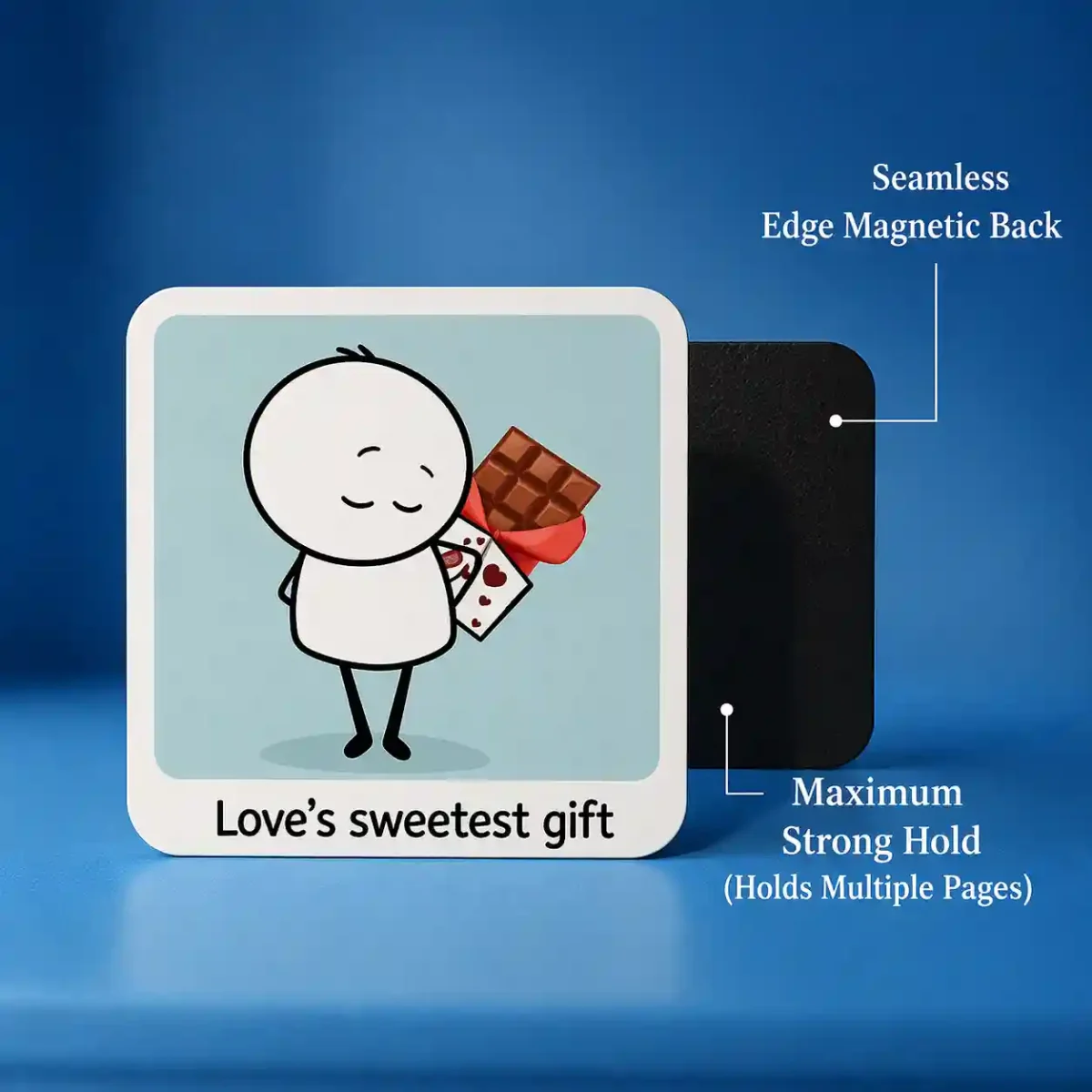loves sweetest gift chocolate fridge magnet