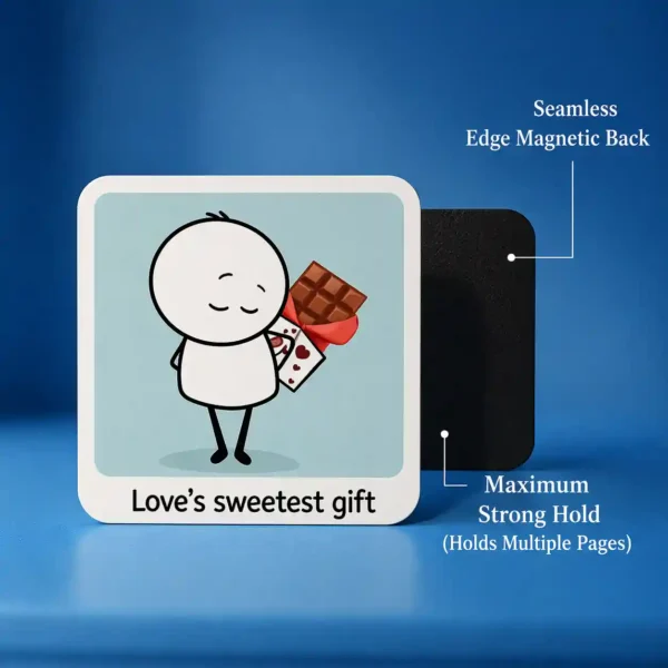 loves sweetest gift chocolate fridge magnet