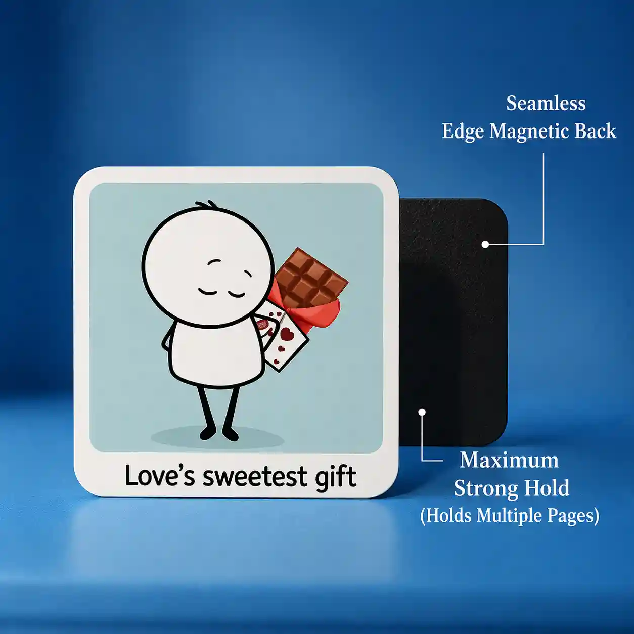 loves sweetest gift chocolate fridge magnet