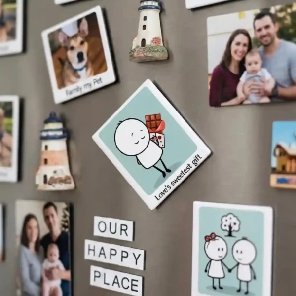 loves sweetest gift couple fridge magnet on fridge