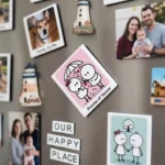 promise of forever couple fridge magnet on fridge