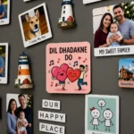 dil dhadakne do romantic quote fridge magnet