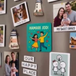 hamari jodi celebration couple fridge magnet