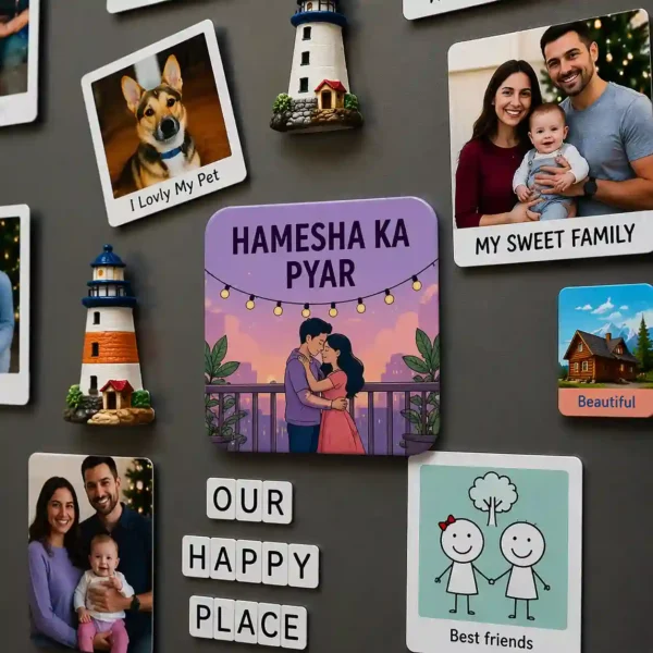 hamesha ka pyar anniversary gift fridge magnet