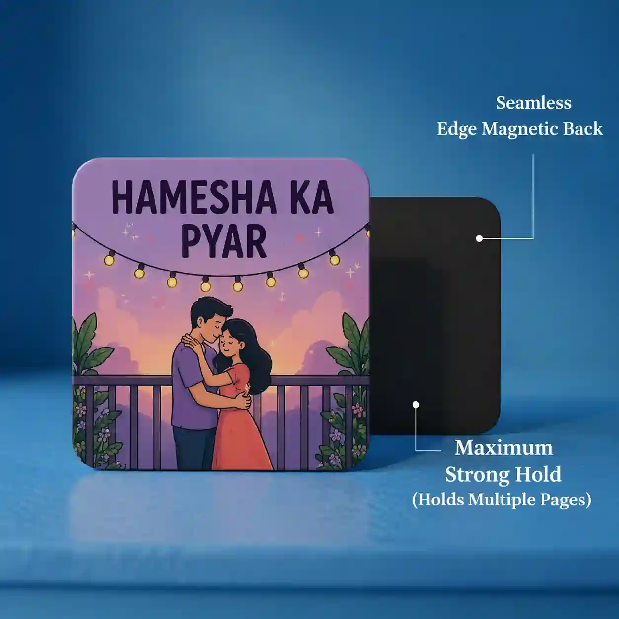 hamesha ka pyar forever love couple fridge magnet